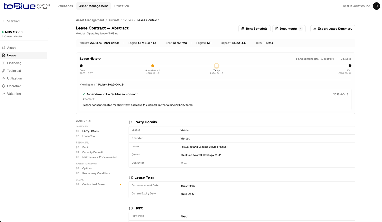Asset Management alerts list